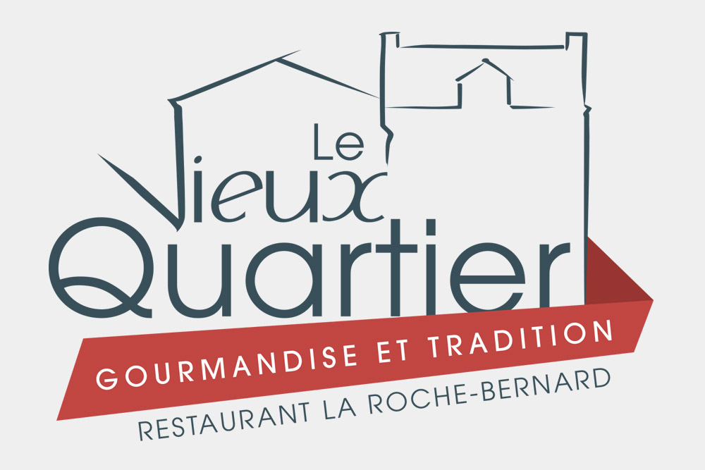 Création logo restaurant vieux quartier roche-bernard