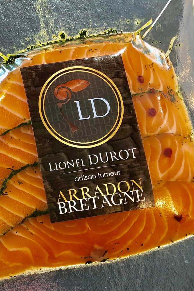 packaging étiquettes saumon lionel durot arradon